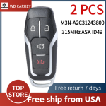 2PCS/BOX 315MHz ASK ID49 Chip M3N-A2C31243800 164-R8109(No logo)